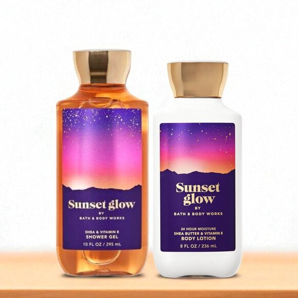 🆕Bath & Body Works Sunset Glow Bundle/Lot - Picture 1 of 3